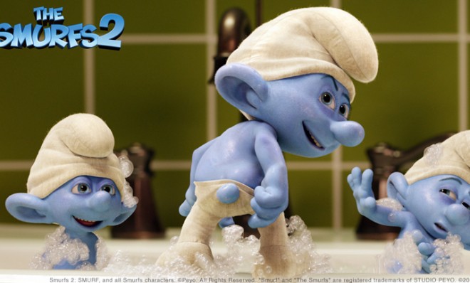 Review: 'Smurfs 2' is purely for the baby-blue set