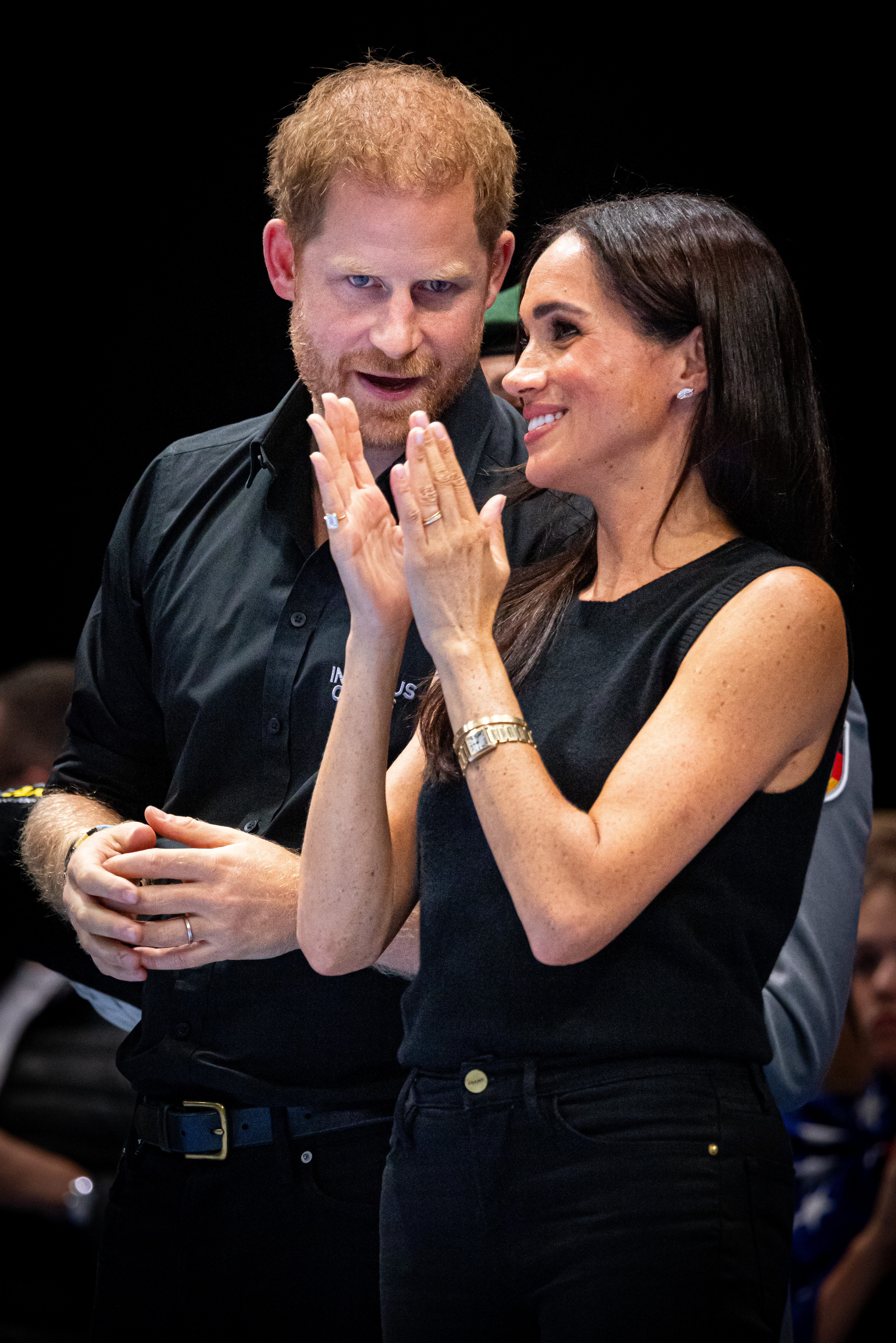 Prince Harry and Meghan Markle in love at the Invictus Games 2023