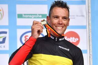 Philippe Gilbert shows off his second Belgian title