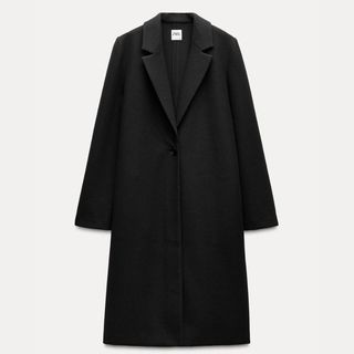 black tailored coat