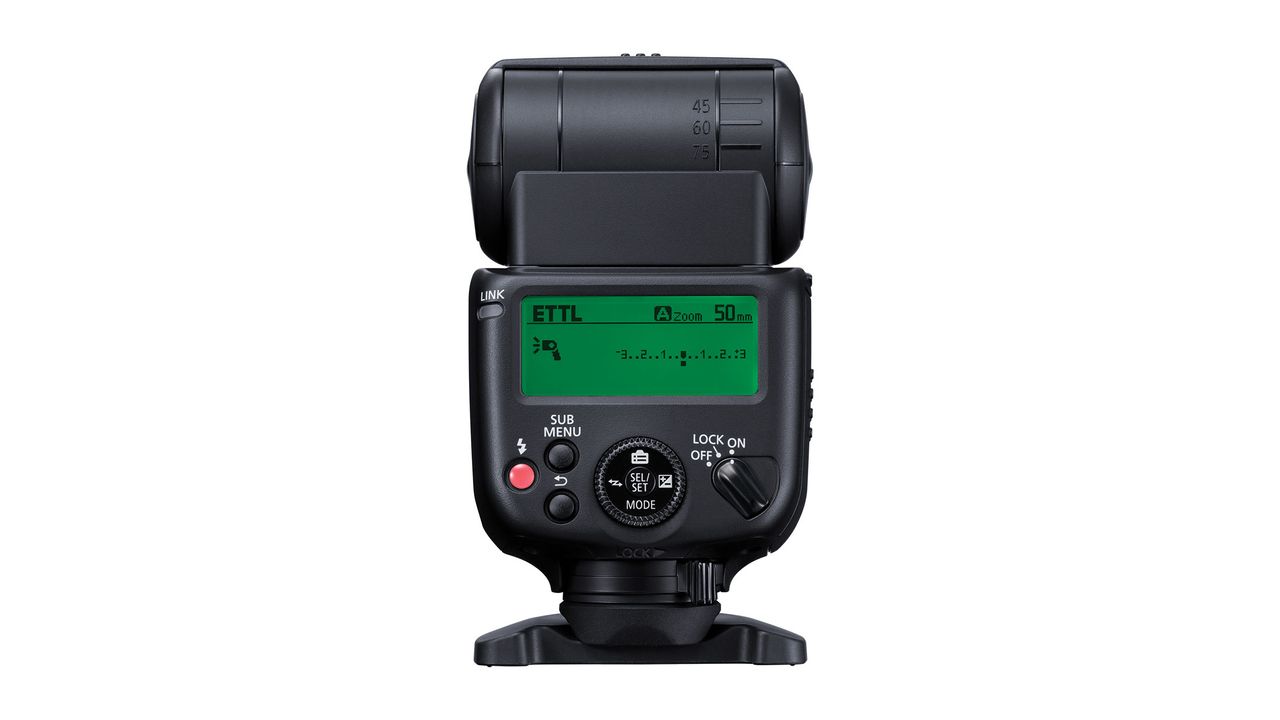 Canon Speedlite EL-10 against a white background