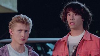 Alex Winter and Keanu Reeves in Bill & Ted's Excellent Adventure