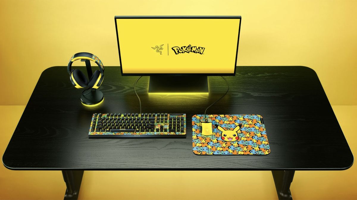 Grab Razer’s offcially licensed Pokémon-themed gaming peripherals — themed keyboards, mice, and headsets celebrate 30 years of the franchise