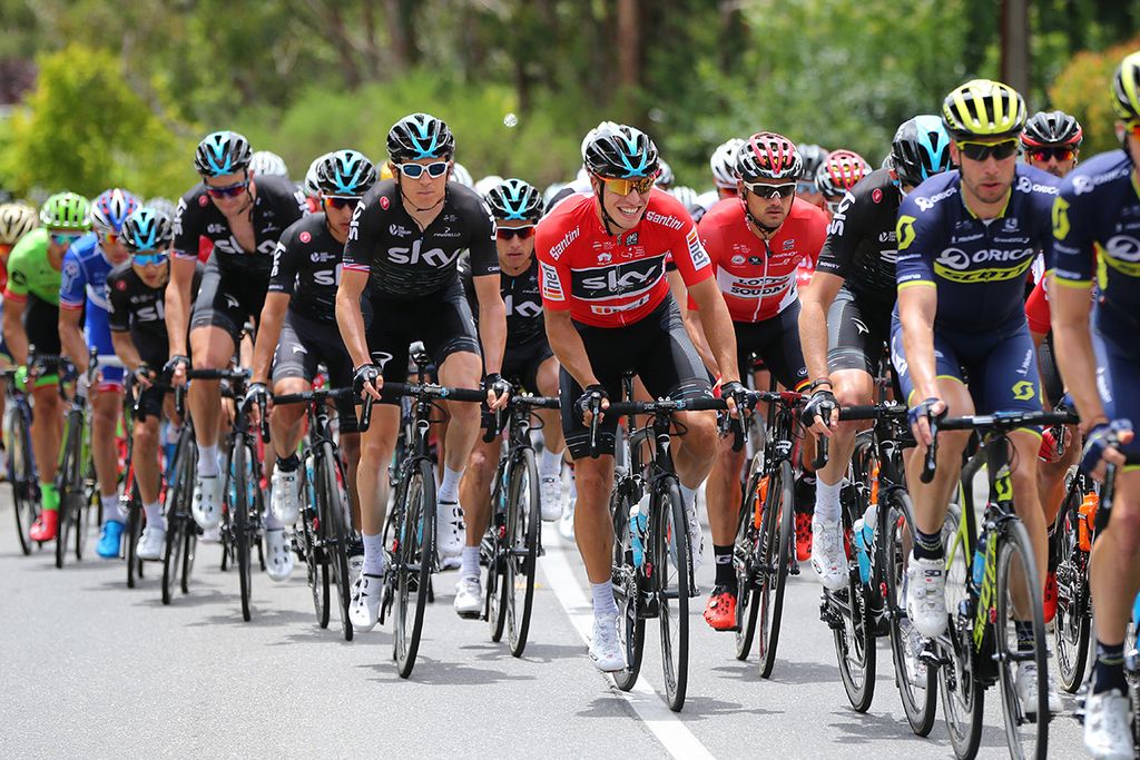 Danny van Poppel (Team Sky) smiling
