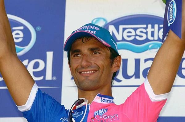 Pleased with his stage win Daniele Bennati celebrates