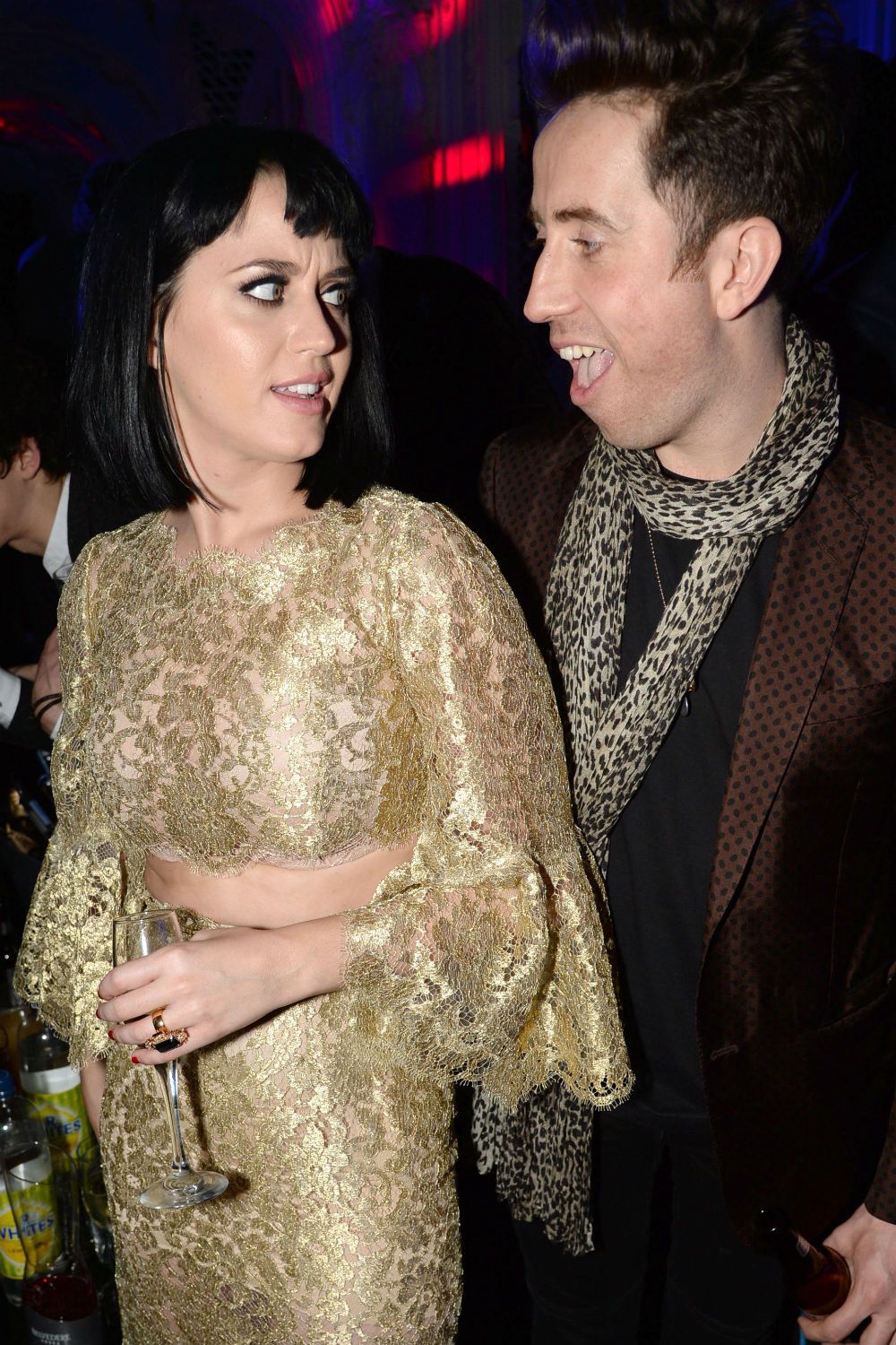 Katy Perry wore another &#039;engagement&#039; ring at the Brit Awards after party.