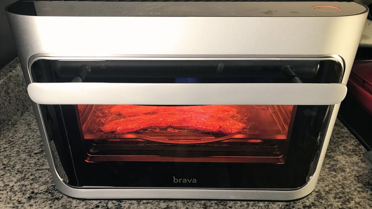 Brava Glass Oven being tested in writer's home