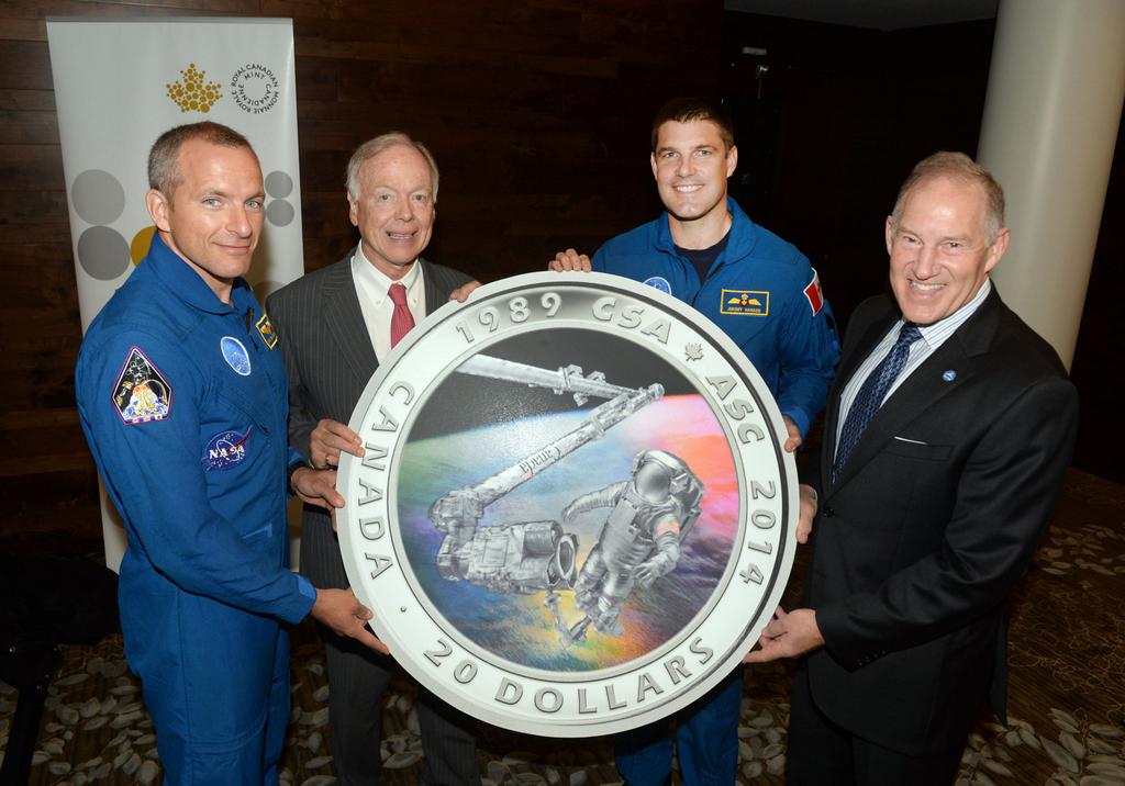 Canadian Space Agency 25th Anniversary Coin