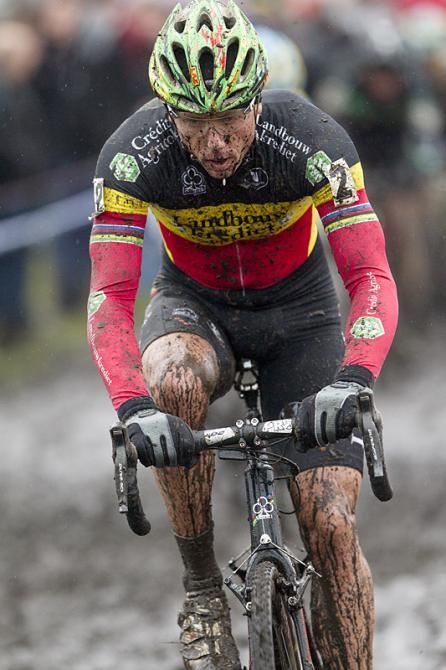 Nys before his tumbles in the mud