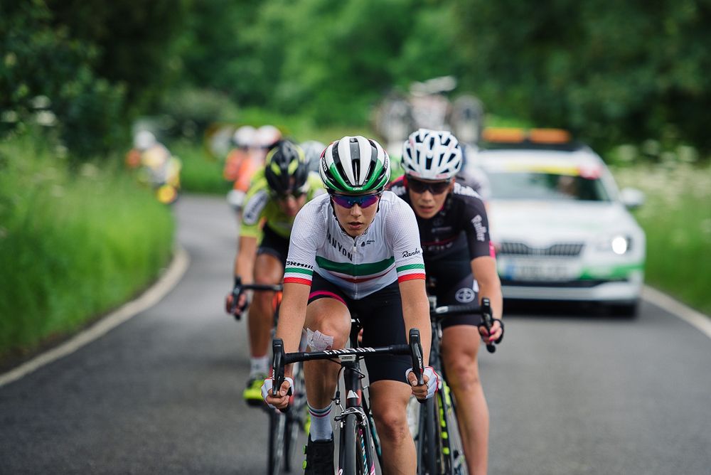 Race winning break build a healthy lead of 4 minutes at Aviva Women's Tour 2016 - Stage 5.