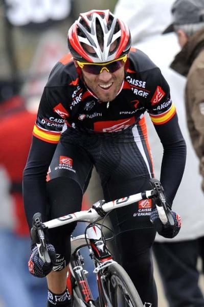 Alejandro Valverde (Caisse d'Epargne) is still within fighting distance of Contador