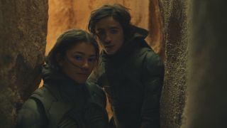 Timothee Chalamet and Zendaya in Dune