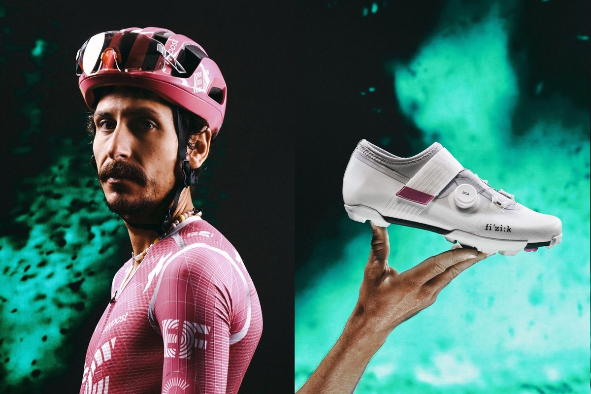 Italian cobblers Fizik make Lachlan Morton's gravel-race shoes