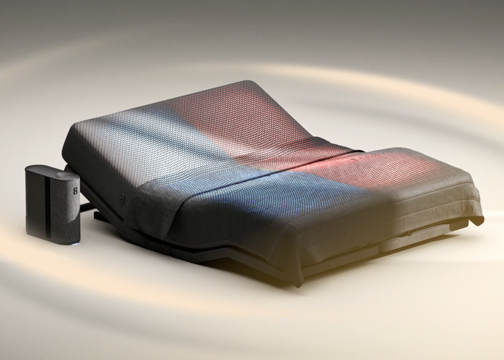 A mattress with a cool and warm zone from Eight Sleep