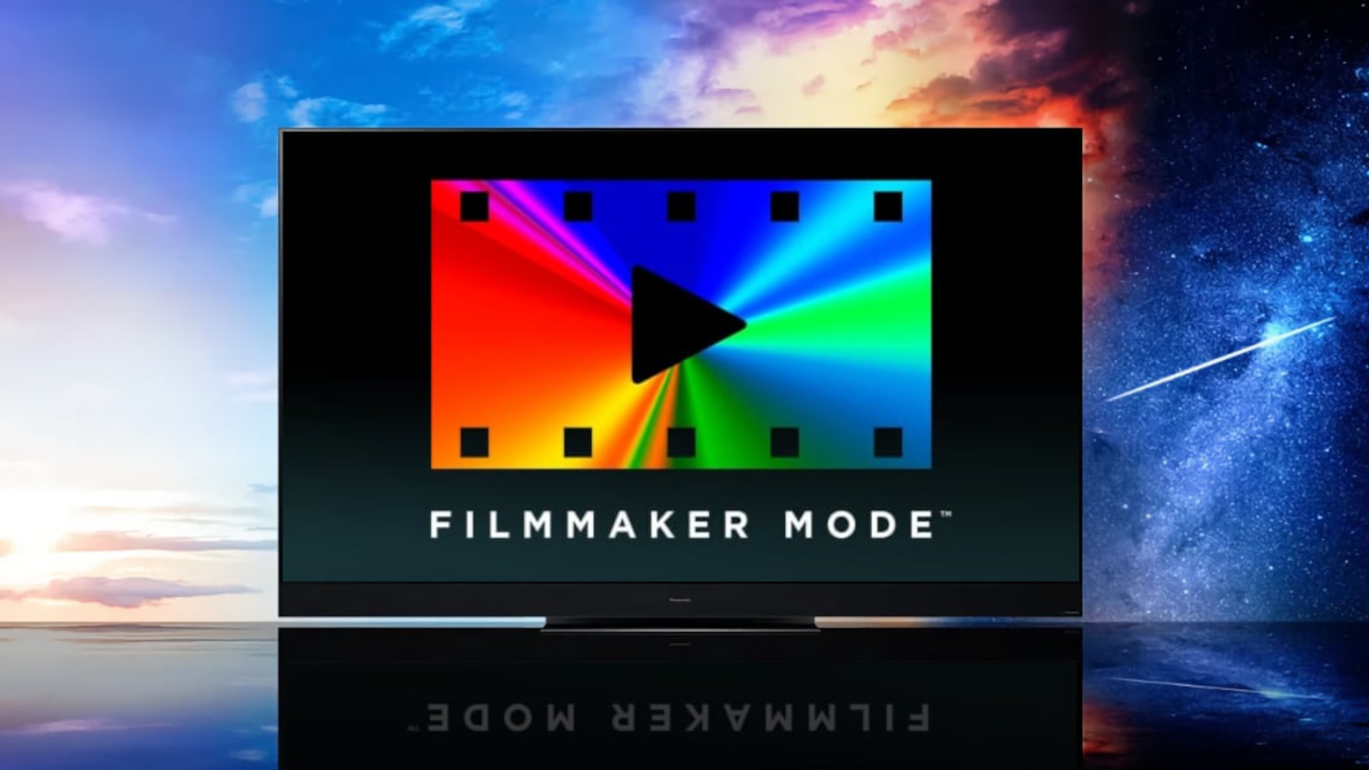 Filmmaker mode on TV in landscape