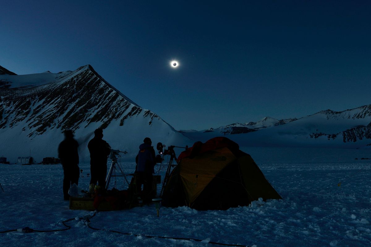 The only total solar eclipse of 2021 in pictures: Amazing photos from Antarctica
