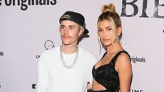 Justin and Hailey Bieber on the red carpet 
