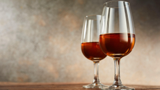 Glasses of sherry