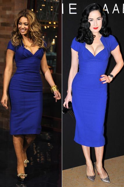 Beyonce Knowles and Dita Von Teese - who wore Elie Saab best?