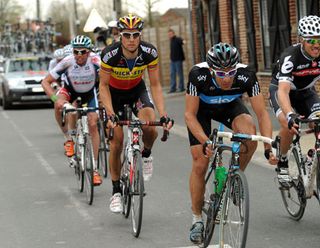 Juan Antonio Flecha, Thor Hushovd, Tom Boonen, Paris-Roubaix 2010