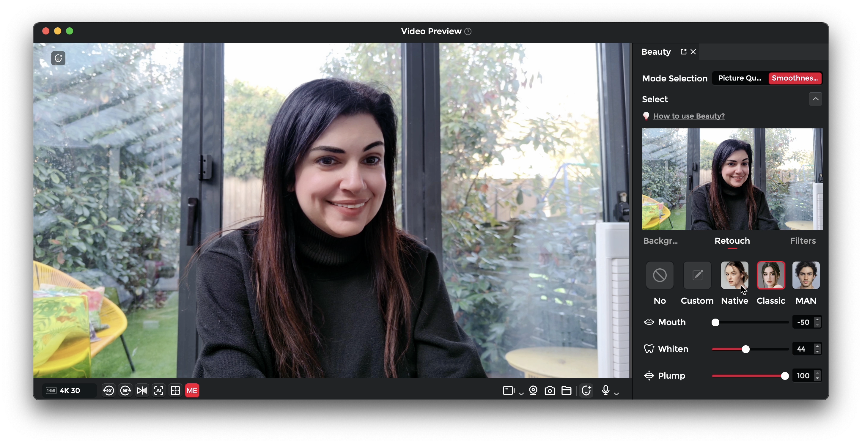 Ariane X using Obsbot Tiny 3