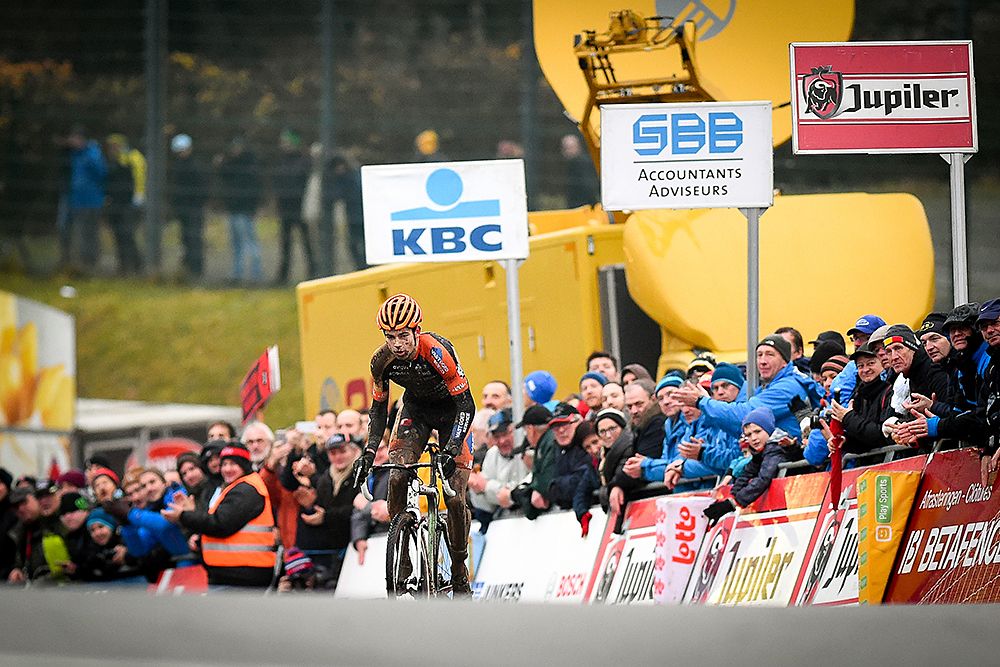 Wout Van Aert (Vastgoedservice-Golden Palace) wins Superprestige Francorchamps