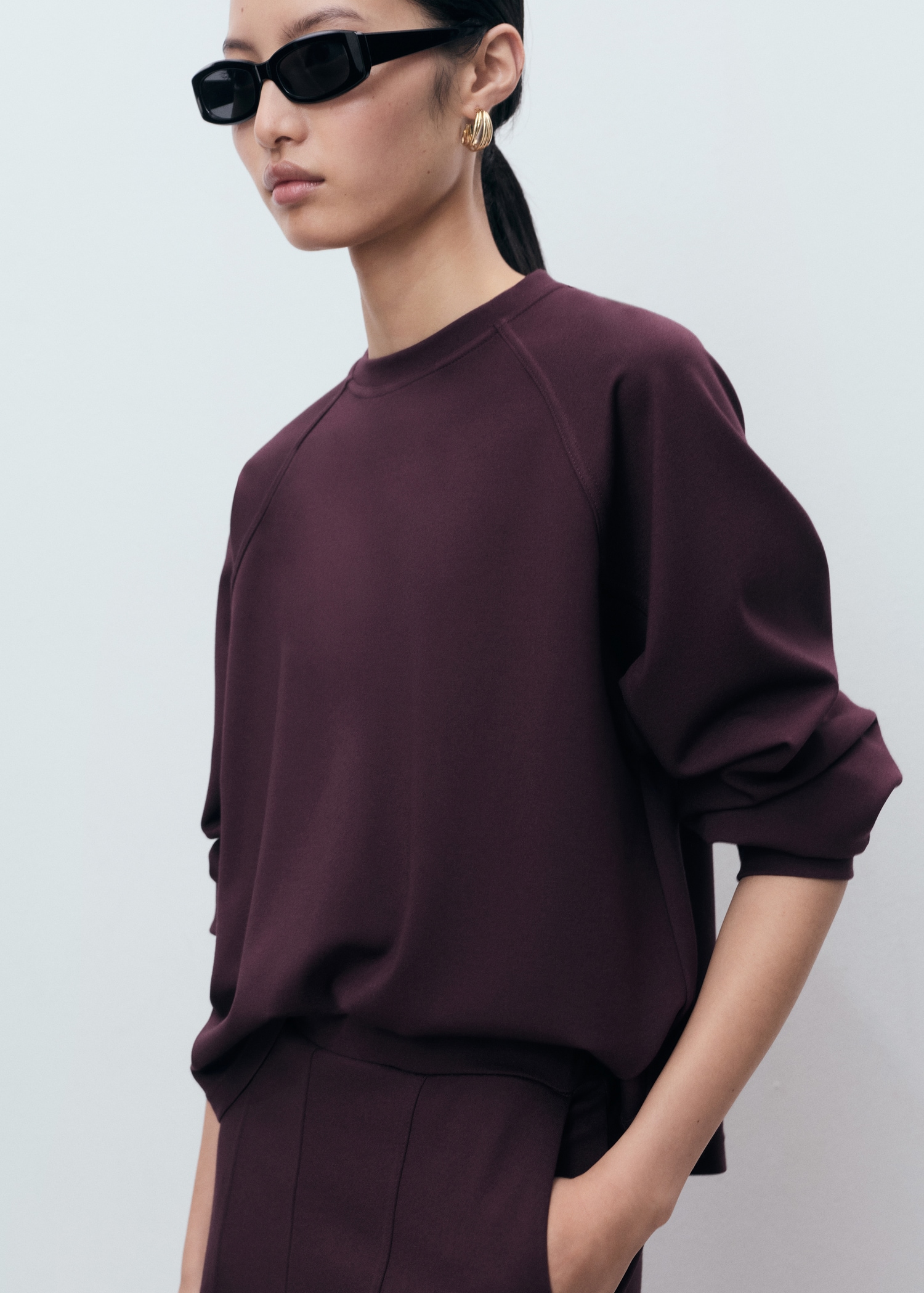 Crewneck Sweatshirt - Women | Mango Usa