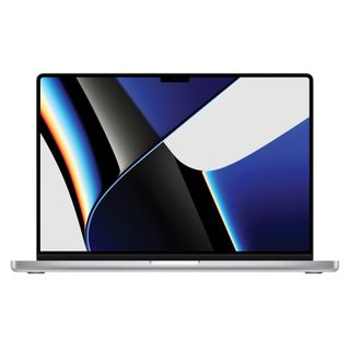 Apple laptop white background