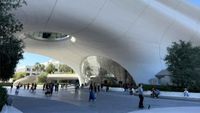 A photo of a museum for new art