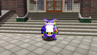 Big the Cat as seen in 1998 video game Sonic Adventure