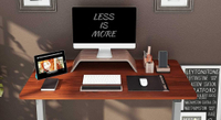 Flexispot Standing Desk Height Adjustable Desk 55"x28" Black| $299