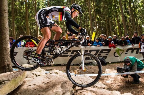 Sabine Spitz (Sabine Spitz Haibike) races in Czech