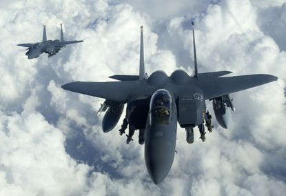 F-15 jets.
