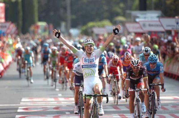 John Degenkolb (Argos-Shimano) takes his fifth stage of this year's Vuelta