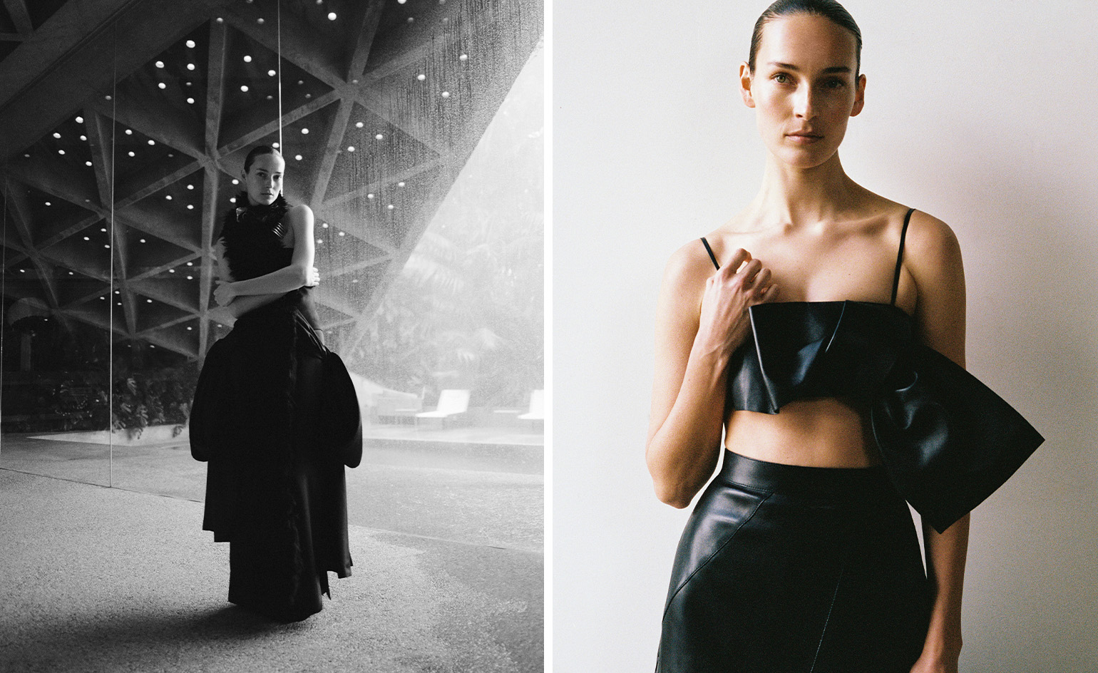Pre-Fall 2026 Fashion Photographed in John Lautner House Los Angeles