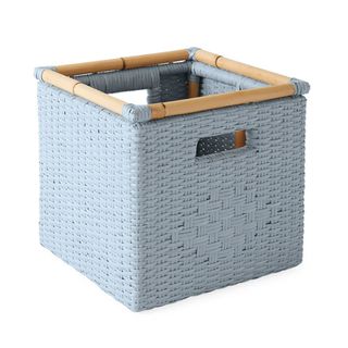 Blue storage basket