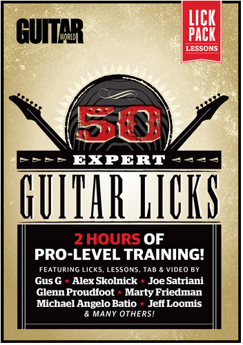 Get A Free 50 Expert Guitar Licks Gus G Lesson At The Guitar World Lessons Store Video Guitar World