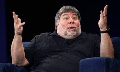 Apple co-founder Steve Wozniak said he likes the look of the iPhone but laments the fact that it doesn't do an many cool things as his Android.