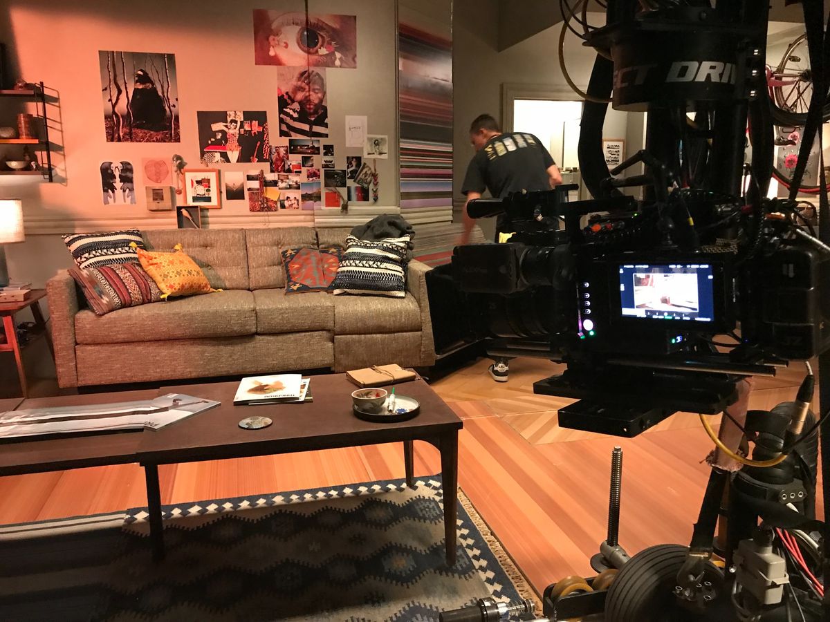 Christopher Glass nos bastidores de uma produção