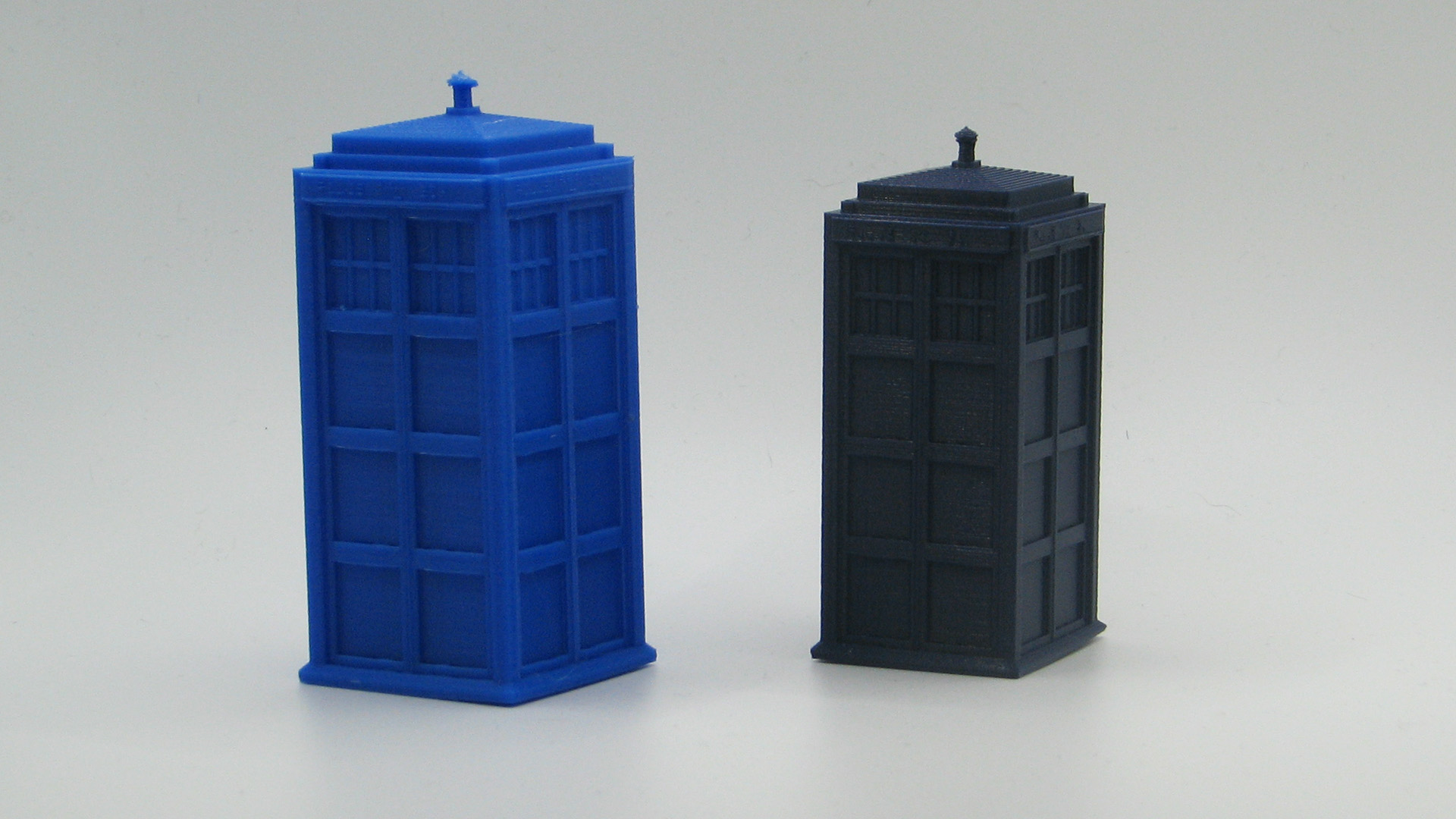 3D-printed TARDIS from Doctor Who