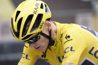 Chris Froome on stage nineteen of the 2015 Tour de France