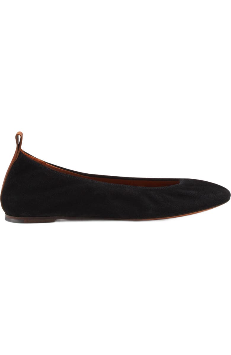 The Suede Ballerina Flat