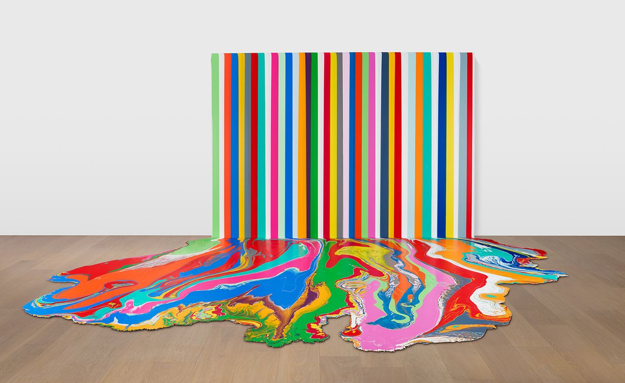 Colourful artwork by Ian Davenport 