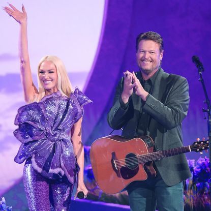 Gwen Stefani and Blake Shelton perform at the 59th Academy of Country Music Awards from Ford Center at The Star on May 16, 2024 in Frisco, Texas.