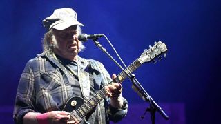 Neil Young onstage