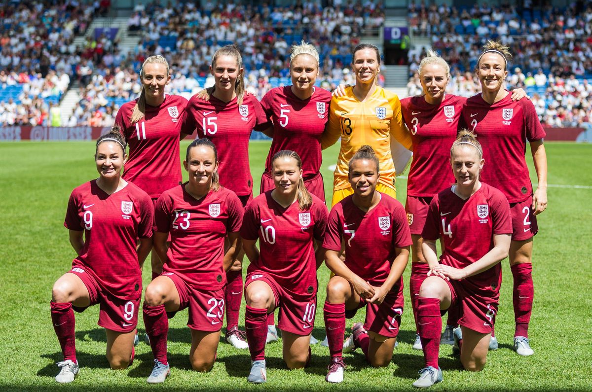 England&#039;s FIFA Women&#039;s World Cup squad warms up (Photo by Jane Stokes/ProSports/Shutterstock)