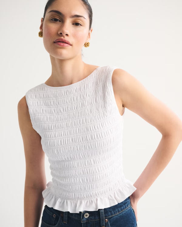Abercrombie, 2-In-1 Reversible Smocked Top