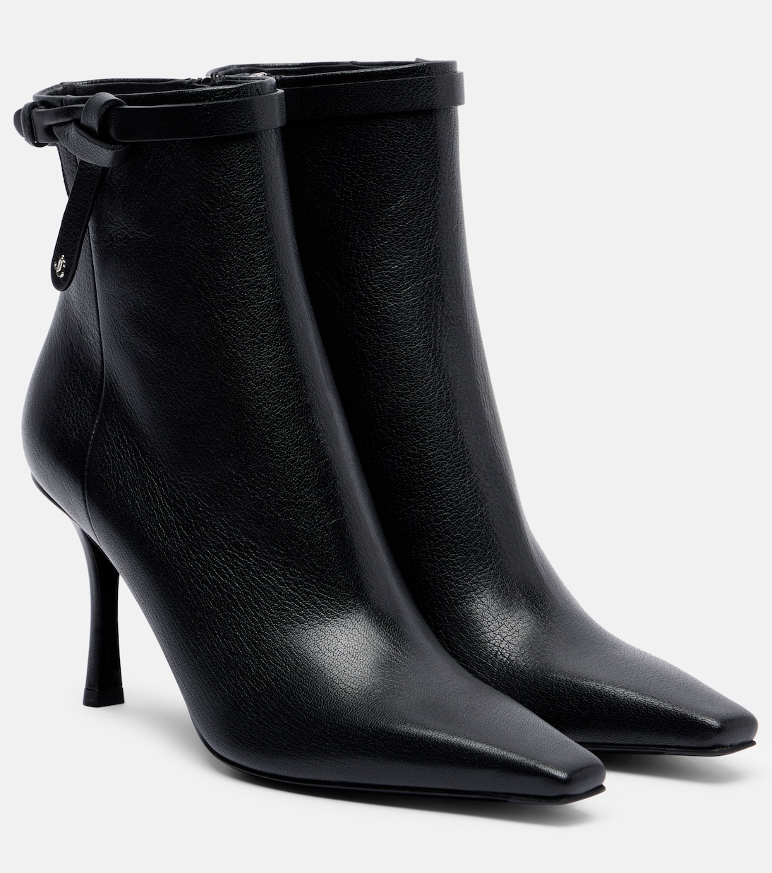 Camie 85 Cutout Leather Ankle Boots