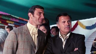 Peter Hunt and George Lazenby in On Her Majesty's Secret Service
