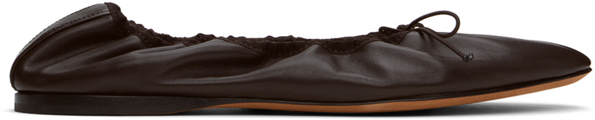 Brown Awar Ballerina Flats